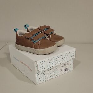 TEN LITTLE Kids Brown and Blue Shoes